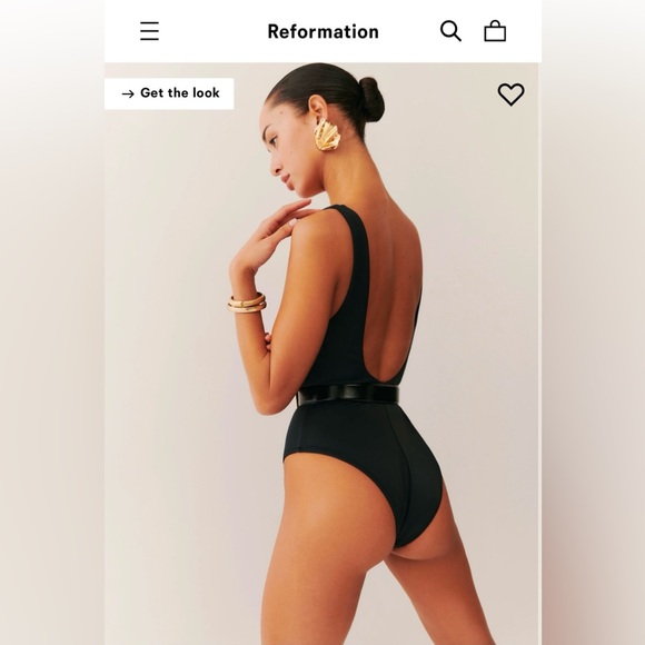 Reformation Victoria One piece swimsuit 
New with tags attached.  Size small - Picture 6 of 11